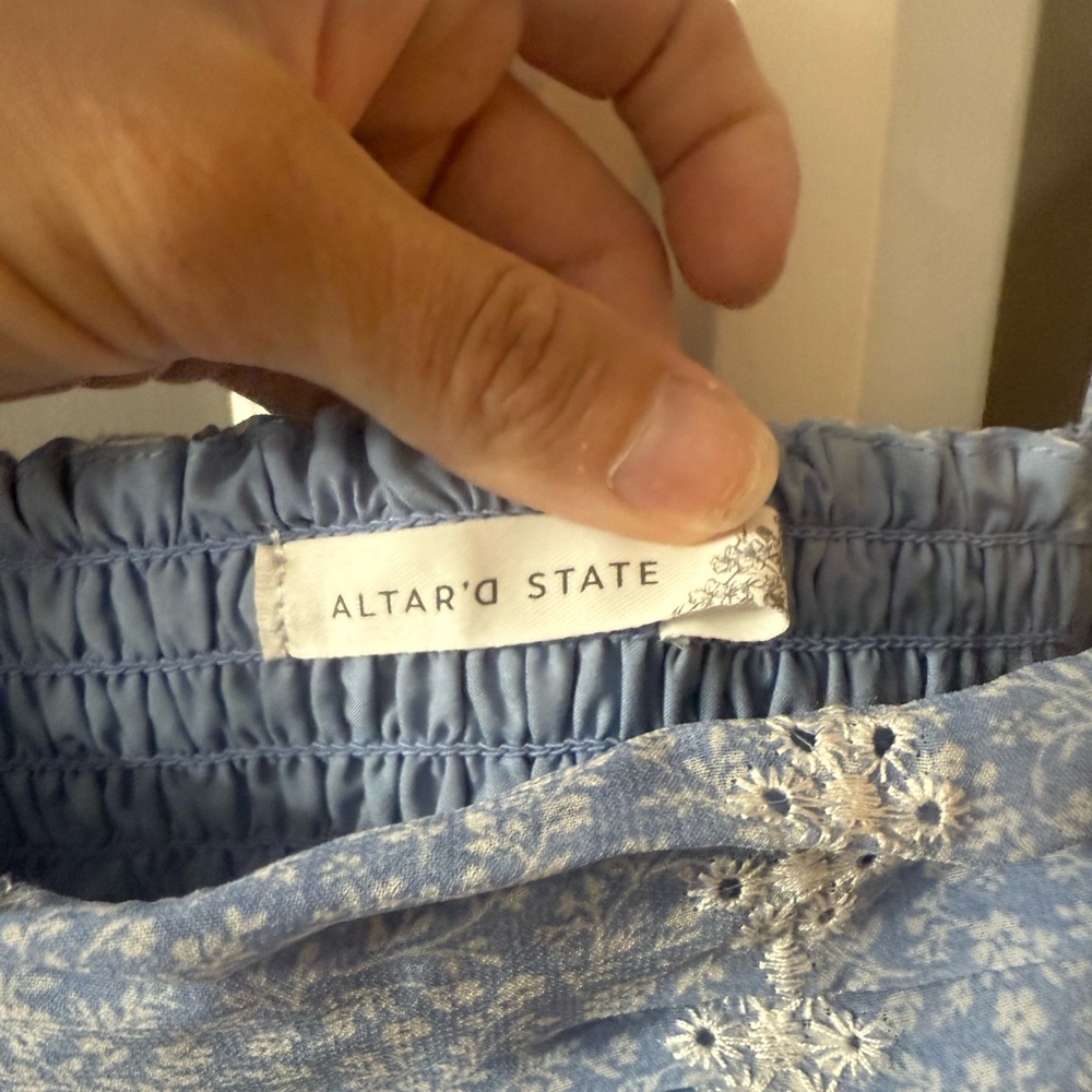 Altar'd State Blue Floral Dress - Picture 4 of 7